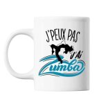 Mug - zumba - blanc - c�ramique - 325 ml - r�sistant lave - vaisselle et micro - onde