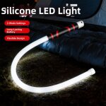 Multifonctionnel force led lumi�res lunettes de eclairage de lampe de travail m�canique peut etre pli� ...