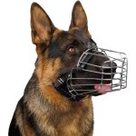 Muselière en fil de fer pour chiens de taille moyenne et grande - panier réglable en métal durable pour ... Muselière en fil de fer pour chiens de taille moyenne et grande - panier réglable en métal durable pour ...