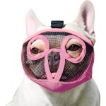 Muselière a museau court pour chien - muselière en maille respirante pour chien - pour dressage de morsure, ... Muselière a museau court pour chien - muselière en maille respirante pour chien - pour dressage de morsure, ...