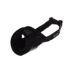 Museli�re noir en nylon doux taille xs pour chien