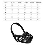 Muselire en plastique souple et cuir pour chien, panier respirant, couvre - bouche anti - aboiement ...
