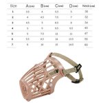 Muselire en plastique souple et cuir pour chien, panier respirant, couvre - bouche anti - aboiement ...