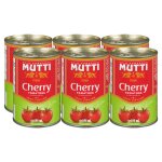 Mutti tomates cerises en conserve 6x400g - sauce tomate italienne naturelle, riche en saveur, id�ale ...