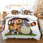 My neighbor chinchilla impression en d parure de couette avec fermeture eclair housse de couette respirantepou ...