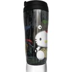 My neighbor totoro cartoon and hello kitty travel coffee mugs double wall vacuum tumblers insulated thermos ...