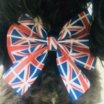 N�ud papillon imprim� drapeau britannique pour animaux de compagnie, collier r�glable pour chiot, petit ...