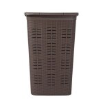 No name 30051 panier � linge 50l en plastique gris 54, 5 x 38 x 37 cm