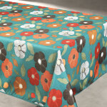 Nappe anti tache a fleurs