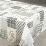 Nappe anti taches motifs fleurs et v�g�taux