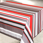 Nappe anti tache a rayures