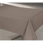 Nappe anti tache rectangulaire taupe Nappe anti tache rectangulaire taupe