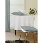 Nappe anti - t�ches ronde 180 cm alix blanc, par soleil d'ocre