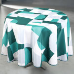 Nappe anti - t�che ronde design g�om�trique