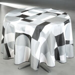 Nappe anti - t�che ronde design g�om�trique