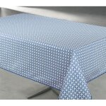 Nappe antitache imprimée manon rectangulaire 145 x 240 cm - nappe anti tache rectangulaire manon bleu ... Nappe antitache imprimée manon rectangulaire 145 x 240 cm - nappe anti tache rectangulaire manon bleu ...