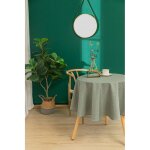 Nappe antitache unie perle ronde 160 cm Nappe antitache unie perle ronde 160 cm
