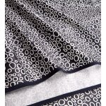 Nappe en coton enduit pvc navy ronde 160 cm
