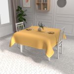 Nappe imprim�e anti - t�ches carr�e 180x180 cm linova, par soleil d'ocre