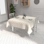 Nappe imprim�e anti - t�ches carr�e 180x180 cm luminis, par soleil d'ocre