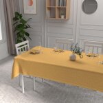 Nappe imprim�e anti - t�ches rectangle 140x240 cm linova, par soleil d'ocre