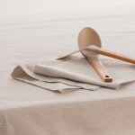 Nappe en lin gris 350x150