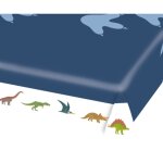 Nappe en papier 1, 15 x 1, 75m - dino - joyeux dinosaure - happy dinosaure - amscan