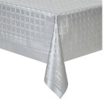 Nappe papier damasse rouleau 1. 18x20m argent