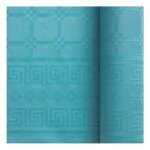 Nappe papier gaufre 20x1. 18m turquoise