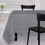 Nappe rectangle 150x300 cm venise gris, par soleil d'ocre