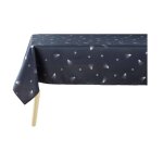 Nappe rectangle antitache sapins bleu 150 x 300 cm