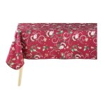 Nappe rectangulaire antitache rouge l. 150 x l. 240 cm Nappe rectangulaire antitache rouge l. 150 x l. 240 cm