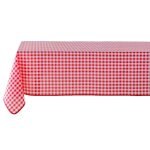 Nappe rectangulaire antitache vichy rouge l. 150 x l. 240 cm Nappe rectangulaire antitache vichy rouge l. 150 x l. 240 cm
