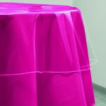 Nappe ronde diam�tre 180 cm cristal transparent