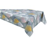 Nappe en toile cir�e rectangulaire bleu 140 x 200 cm