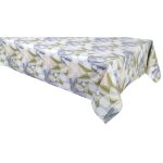 Nappe en toile cir�e rectangulaire bleu 140 x 250 cm