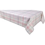 Nappe en toile cire rectangulaire rouge 140 x 250 cm