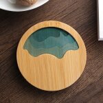 Napperon chinois en bambou imperméable, décoration de table de cuisine, dessous de verre, tasse de café, ... Napperon chinois en bambou imperméable, décoration de table de cuisine, dessous de verre, tasse de café, ...