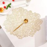 Napperon d�coratif en pvc creux, style nordique, cr�atif, thermo - isolant, tapis de table, tasse a caf�, ...