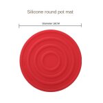 Napperon de cuisine en silicone, 1 pi�ce, cocotte a degr�s de chaleur, polym�res d'isolation anti - fuite ...