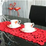 Napperons en feutre découpés au laser, sous - verres de cuisine, art du dîner, beaux tapis de tasse de ... Napperons en feutre découpés au laser, sous - verres de cuisine, art du dîner, beaux tapis de tasse de ...