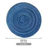 Napperon en fil de coton tiss� rond, coussin isolant thermique, napperon occidental anti - br�lure, dessous ...
