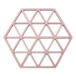 Napperon hexagonal pour tasse a caf�, excellente r�silience, isolation des polym�res, britware, fournitures ...