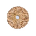 Napperons ronds en rotin, sous - verres en paille de vigne naturelle tisse, tapis de table, thermo - ...