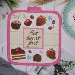Napperon de table en coton epais, 1 pi�ce, 20x20cm, antid�rapant, anti - br�lure, r�sistant a la chaleur, ...
