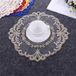 Napperons de table rétro en dentelle crocheté a la main, tapis brodé pour tasse de thé, dessous de plat, ... Napperons de table rétro en dentelle crocheté a la main, tapis brodé pour tasse de thé, dessous de plat, ...