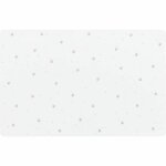 Napperon trixie sous bols imprim� patte, 44 x 28 cm, chaussons blanc / rose, , napperon