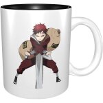 Naruto gaara anime ceramic cup coffee mug unique funny coffee mug novelty travel mug for men & women ...
