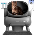 Neakasa litire auto - nettoyante a couvercle ouvert pour chat, bac a litire automatique avec contrle ...