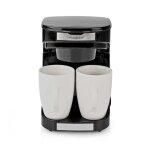 Nedis cafetière 2 tasses à filtre 450w Nedis cafetière 2 tasses à filtre 450w